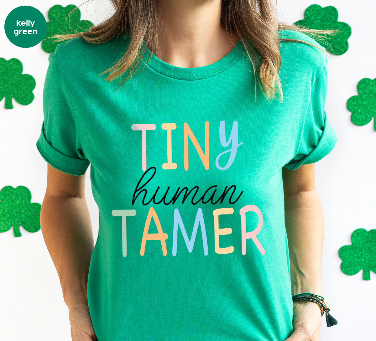 Teacher Shirt, Tiny Human Tamer, Kindergarten Preschool product image 115
