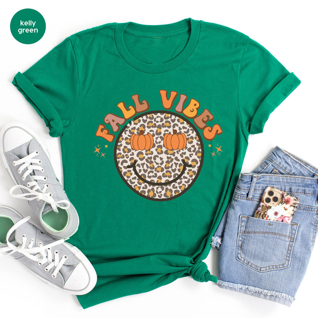 Fall Vibes Smile Shirt, 2022 T-Shirt, Funny Thanksgiving product image 15