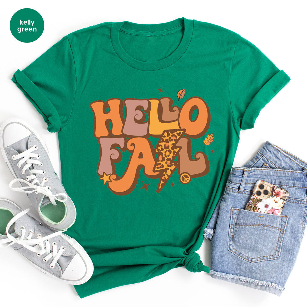 Hello Fall Shirt, Halloween T-Shirt, 2022 Hoodie, Long product image 23