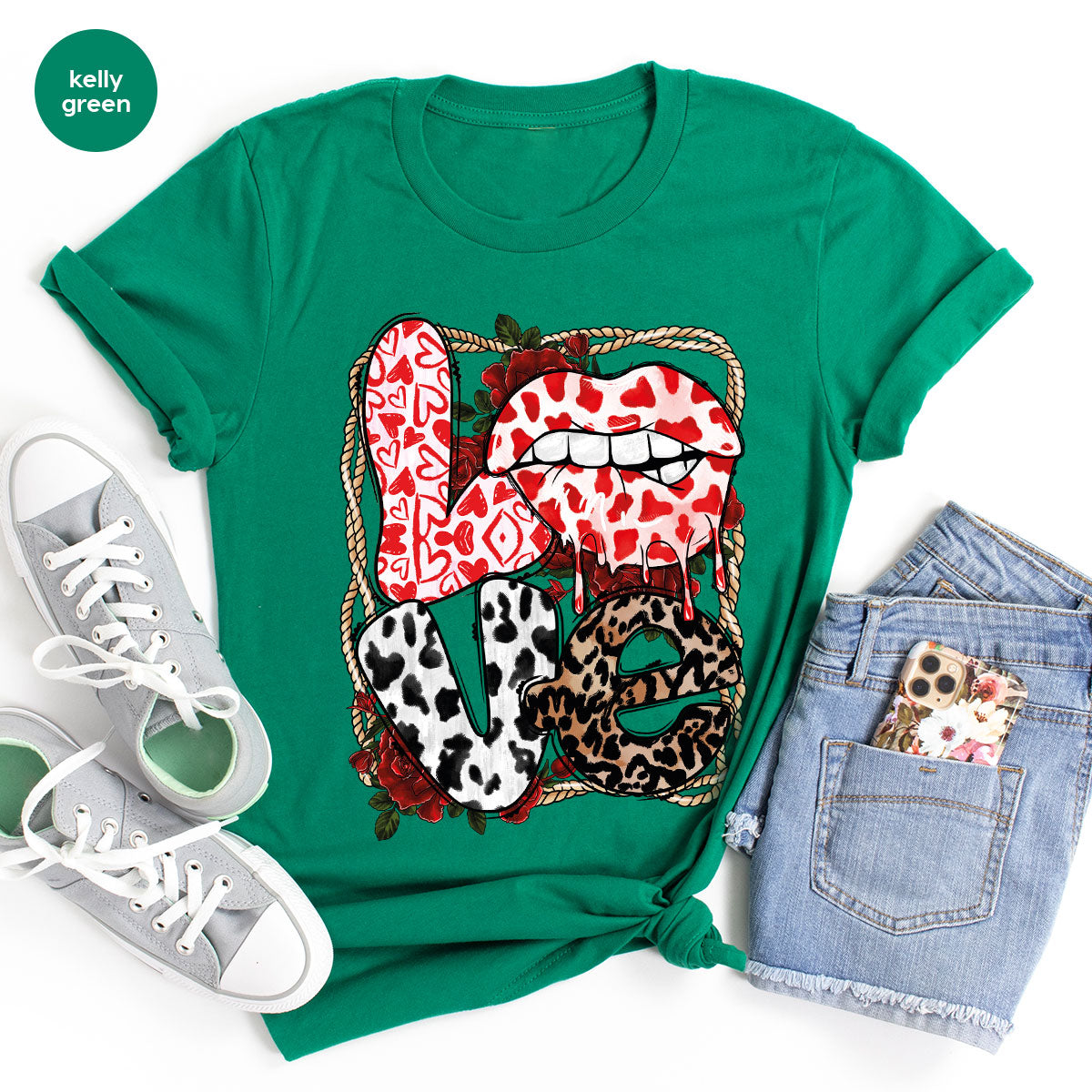 Love Shirt, Lovers Gift, Cool Valentine's Day T-Shirt product image 39