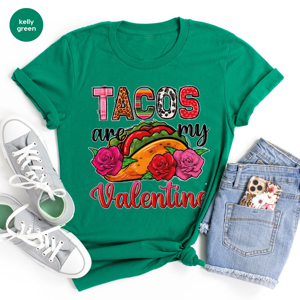 Tacos Are My Valentine Shirt, Gift To My Taco Lover, product image 39