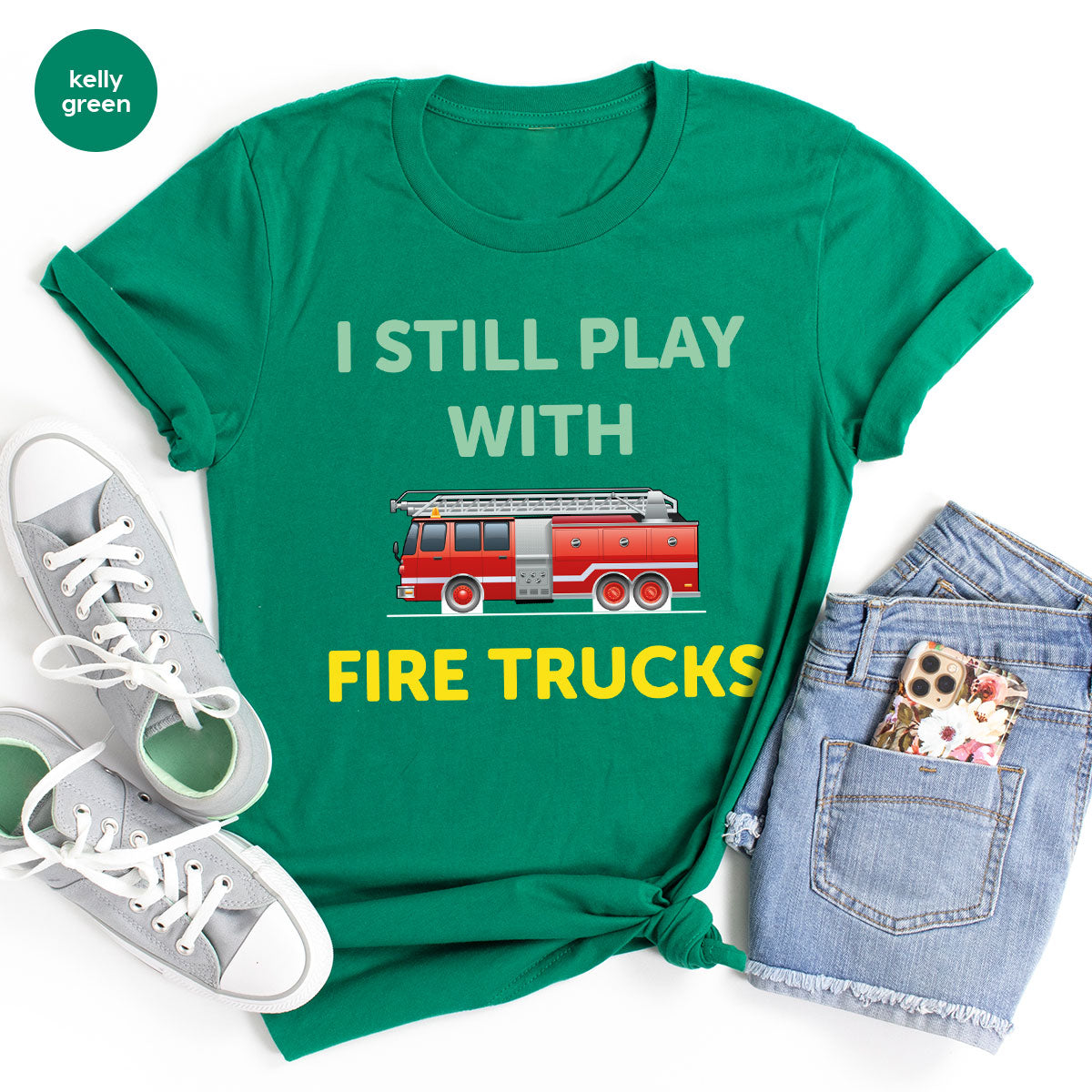 Fire Truck Shirt, Funny Fighter T-Shirt, Fireman Tee product image 41