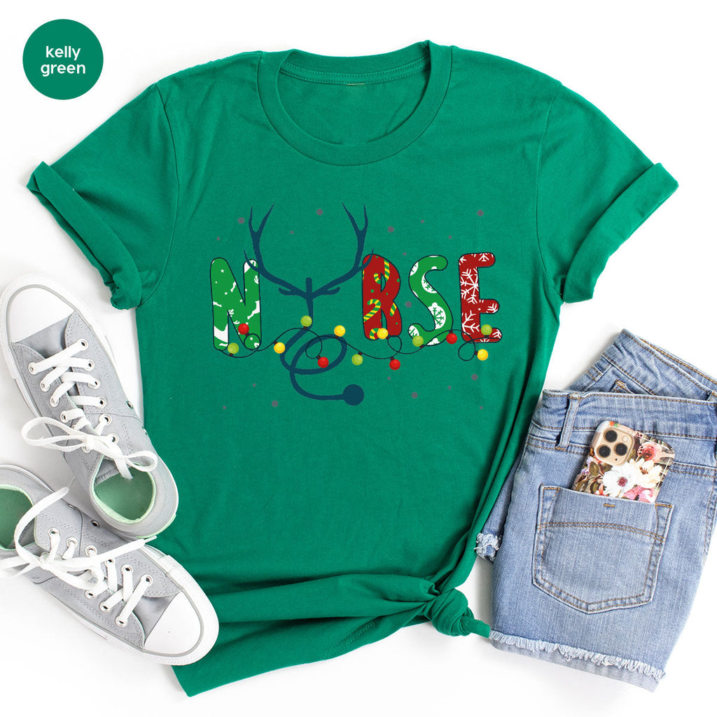 Christmas Nurse Shirt, Health Employee T-Shirt, Gift for product image 13