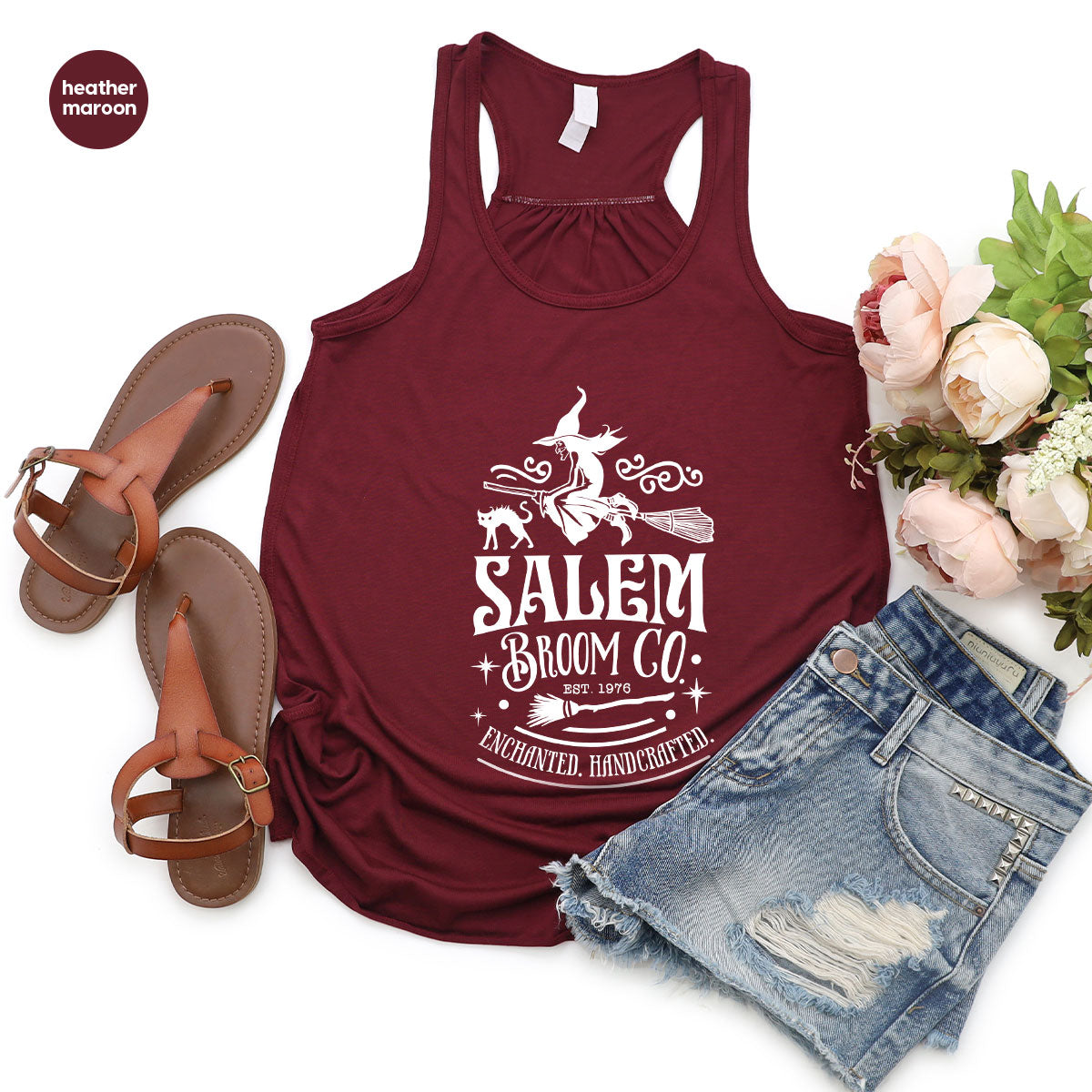 Halloween T-Shirt, Gifts, Salem Graphic Tees, Witchy Witch product image 21