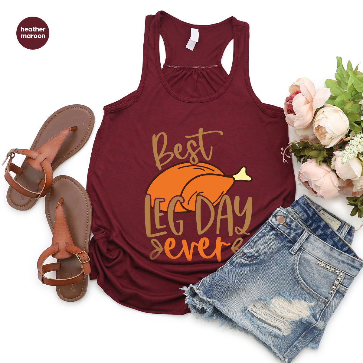 Funny Thanksgiving Shirts, Turkey Graphic Tees, Fall product image 34