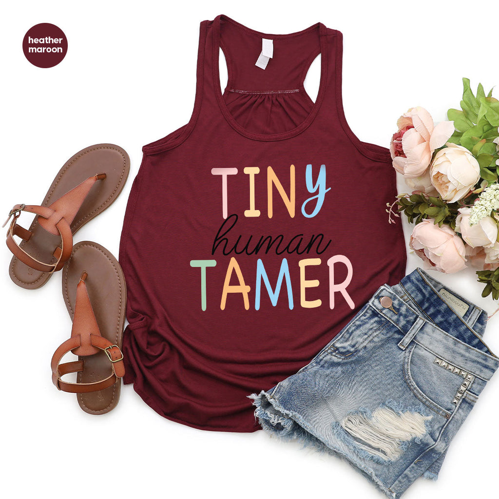 Teacher Shirt, Tiny Human Tamer, Kindergarten Preschool product image 118