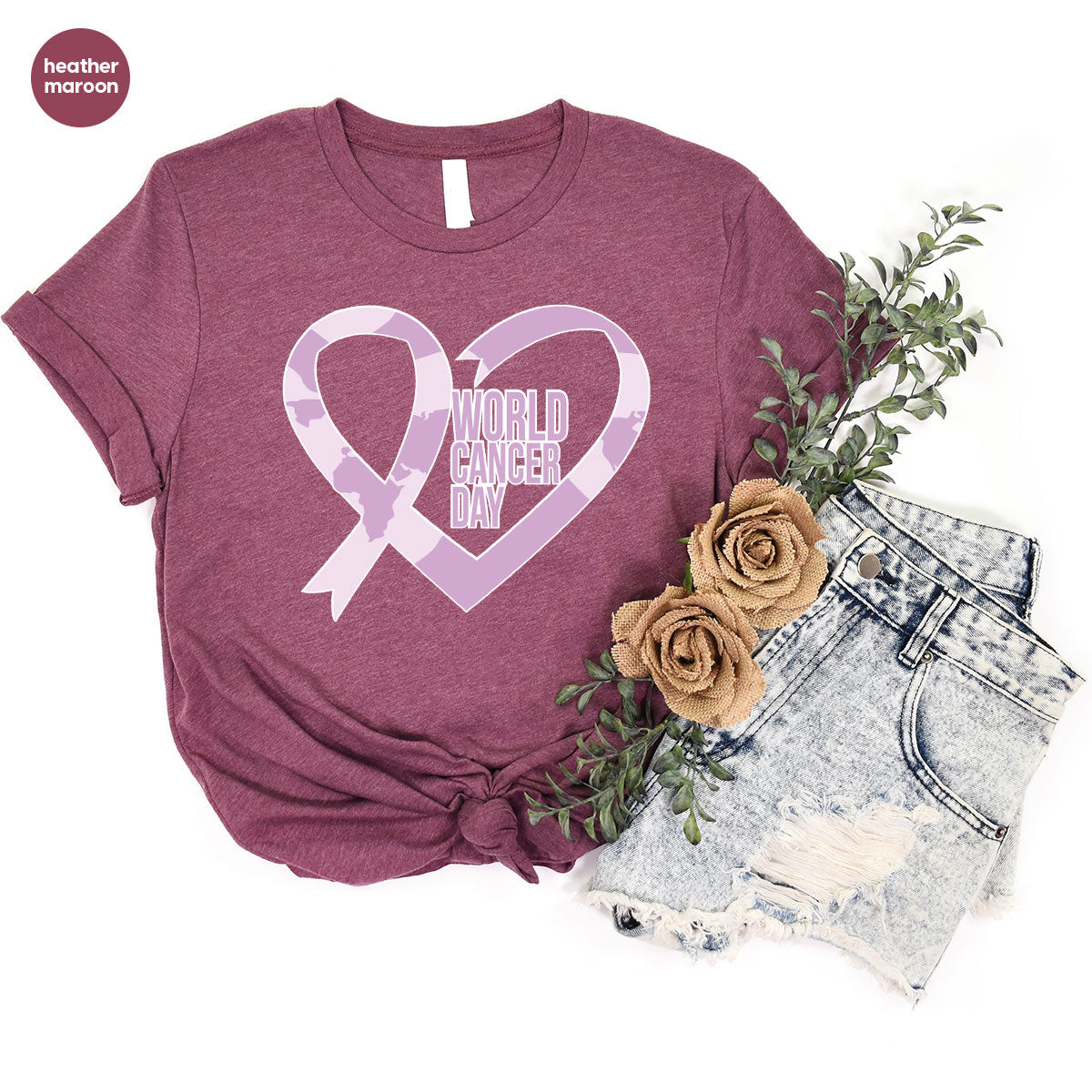 World Cancer Day Gift, T-Shirt, Support Shirt product image 44