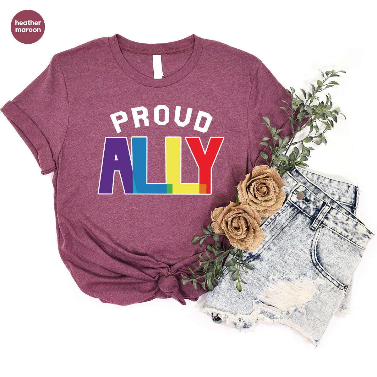Proud Ally Shirt, LGBT T-Shirt, Tee product image 41