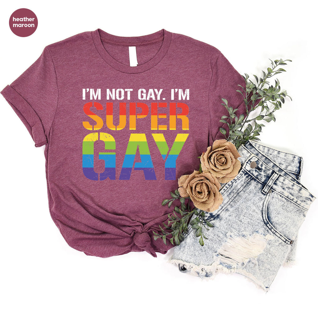 Super Gay Shirt, LGBT Power T-Shirt, Tee product image 35