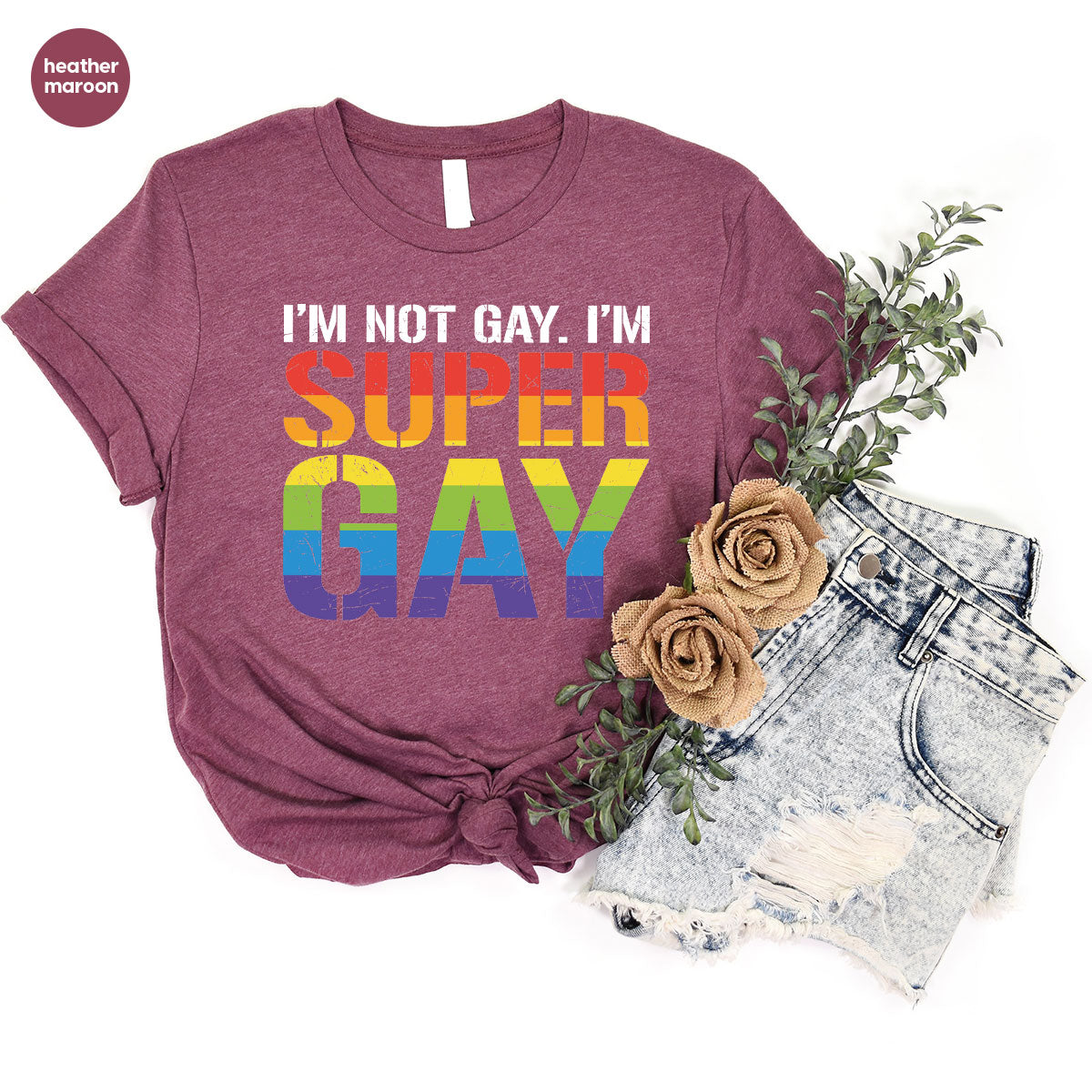 Super Gay Shirt, LGBT Power T-Shirt, Tee product image 35