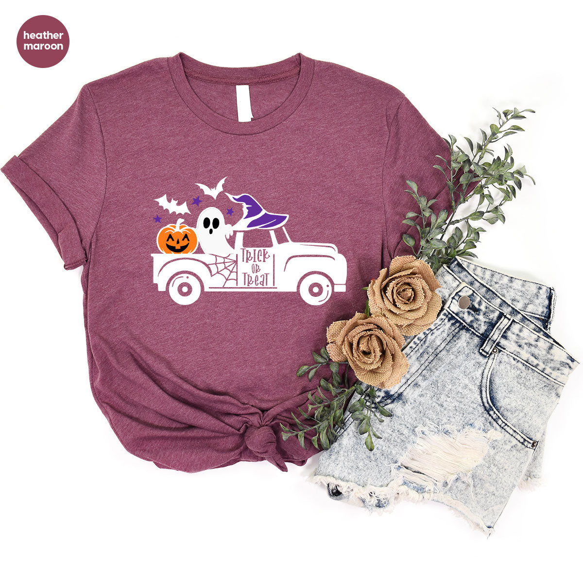 Halloween Sweatshirt, Gifts, Pumpkin Graphic Tees, Spooky product image 36