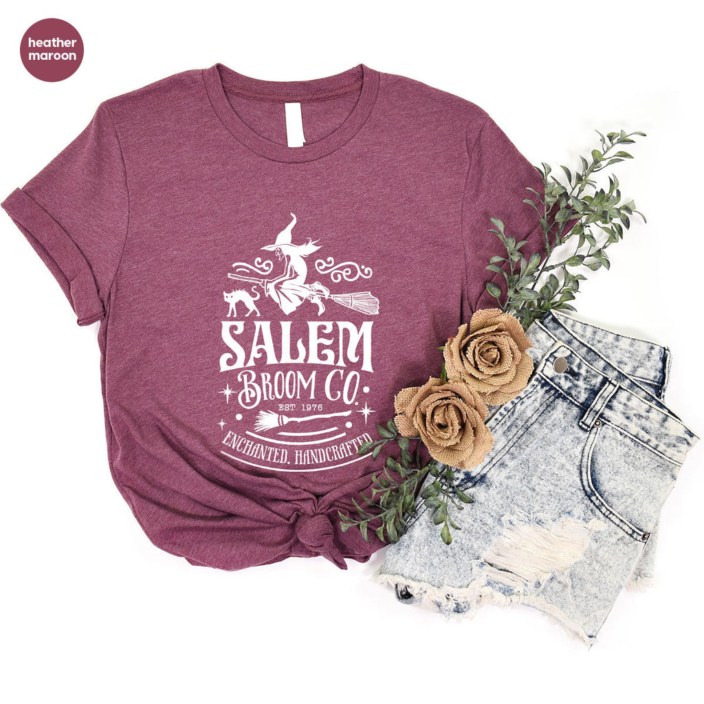 Halloween T-Shirt, Gifts, Salem Graphic Tees, Witchy Witch product image 19
