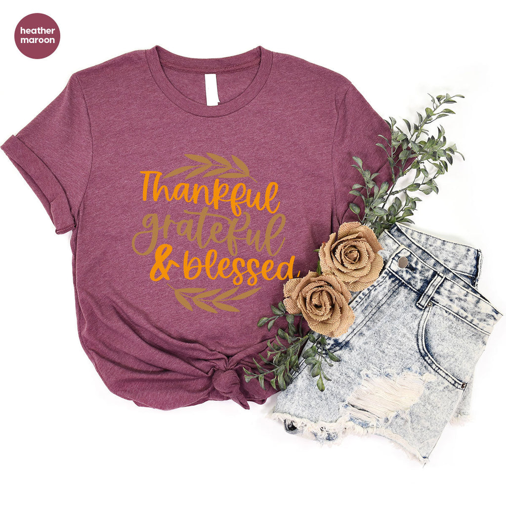 Fall Tshirt, Autumn Clothing, Gift for Her, Happy product image 14