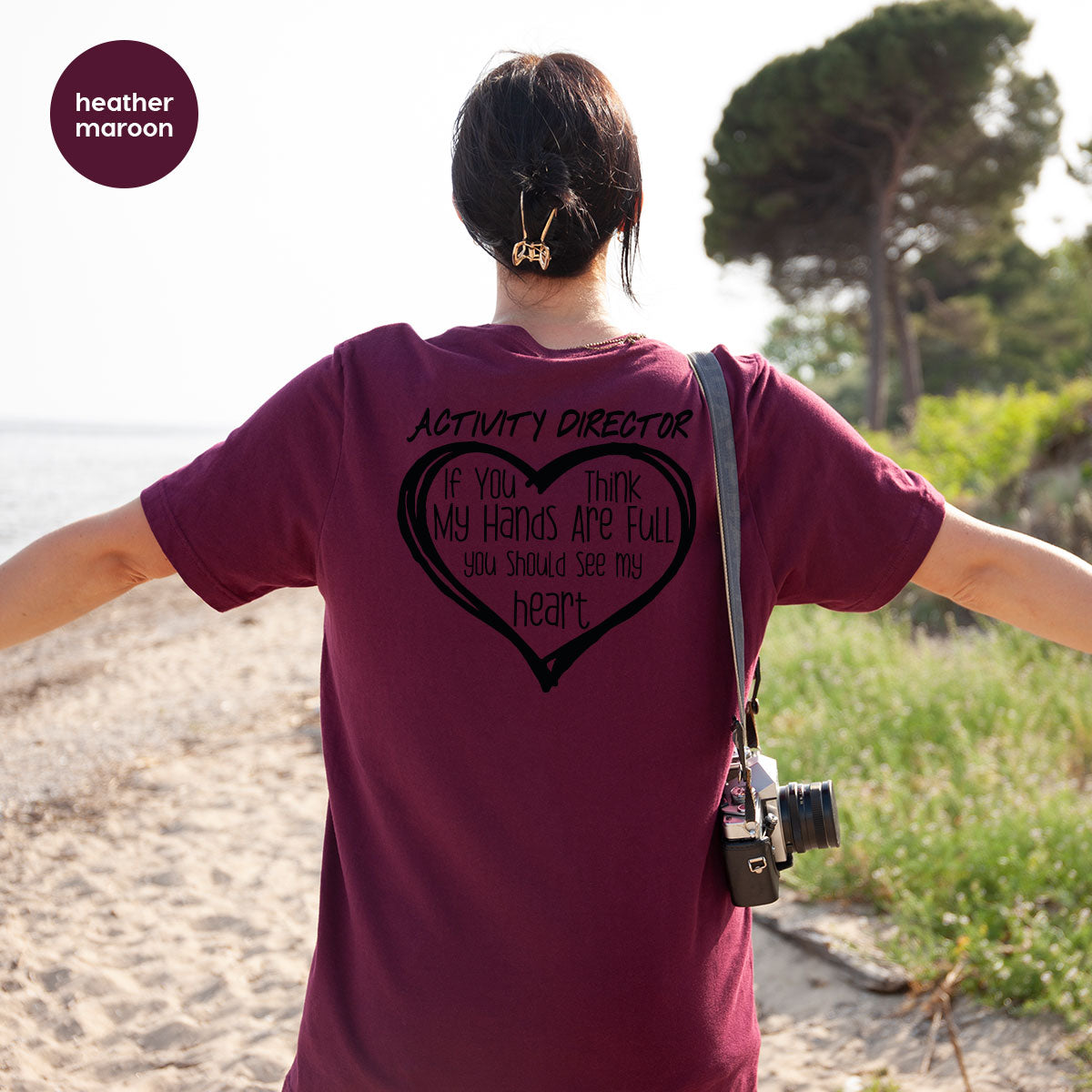 Activity Director Shirt, Love Heart Gift For Couples product image 28