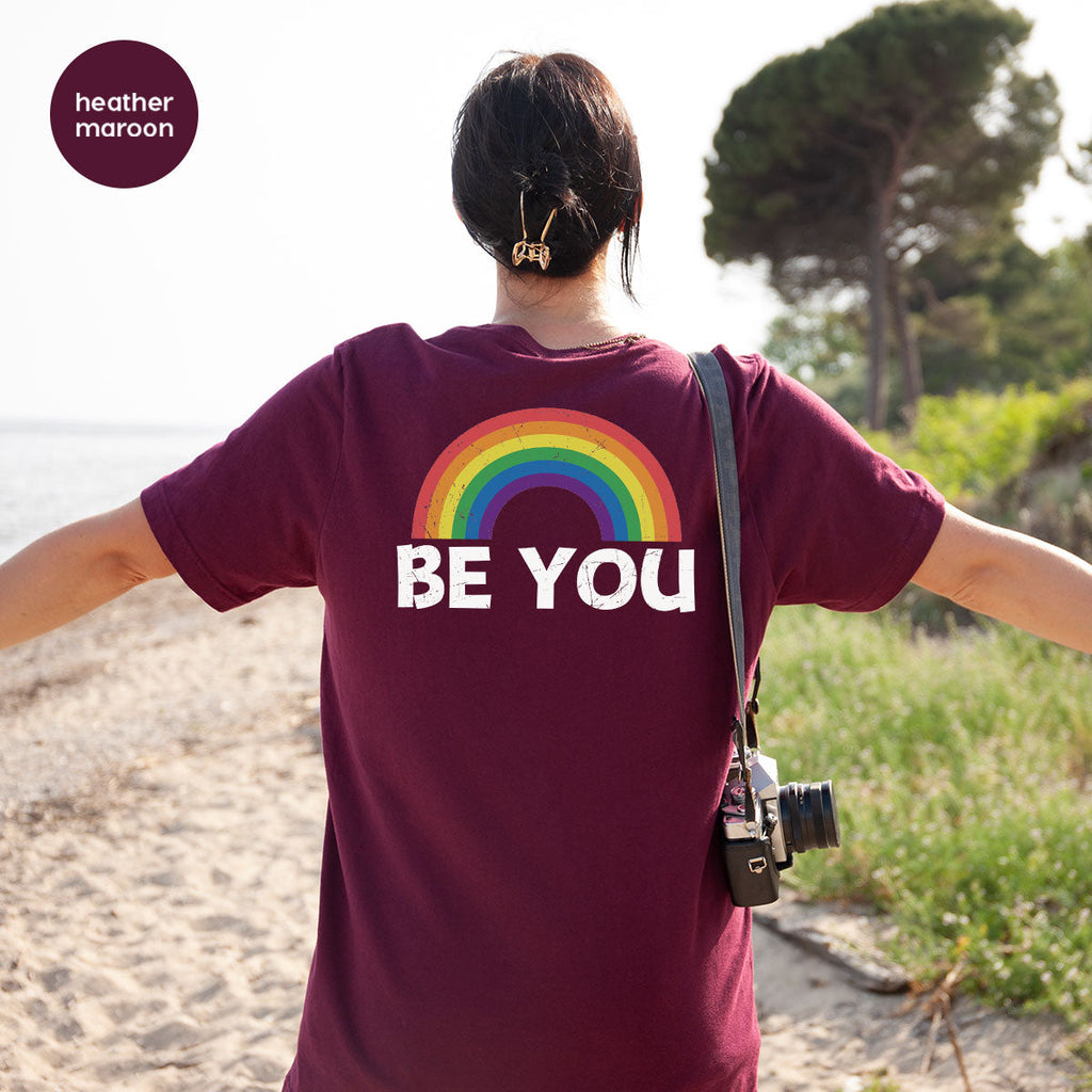 Rainbow T-Shirt, Be You Shirt, LGBT Pride product image 36