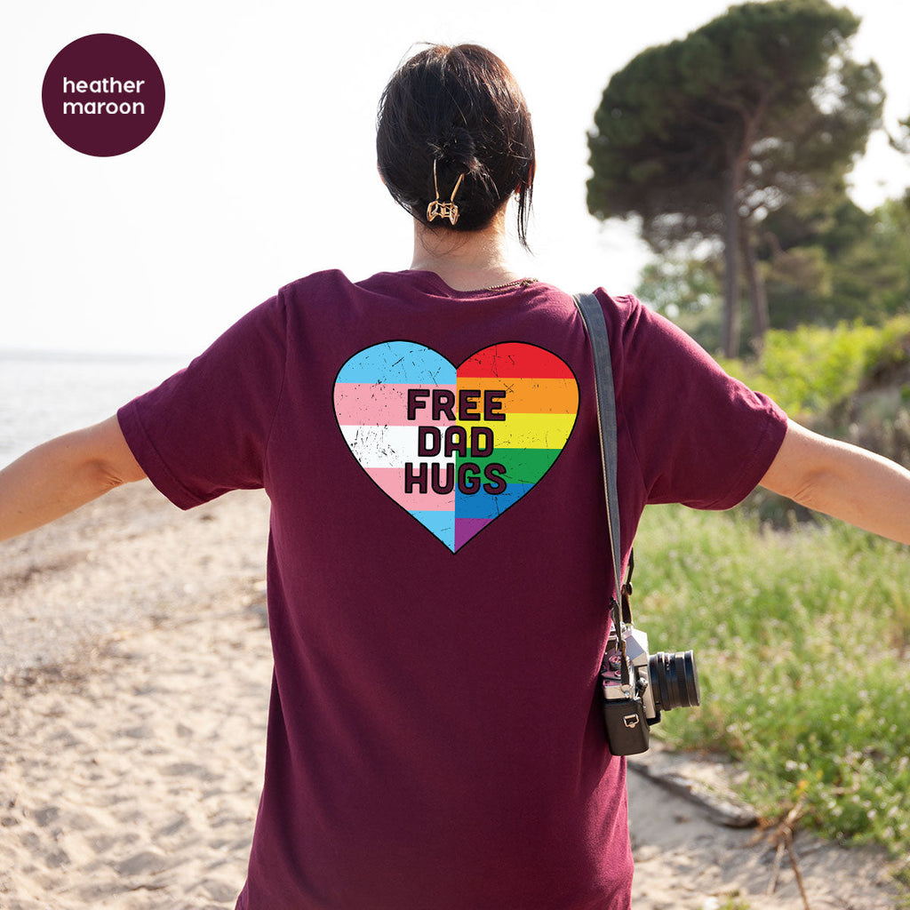 Free Dad Hugs Shirt, LGBT Pride T-Shirt product image 42
