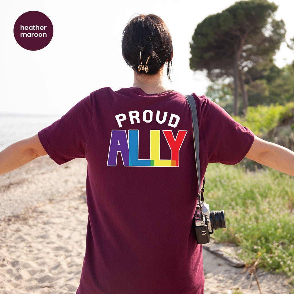 Proud Ally Shirt, LGBT T-Shirt, Tee product image 42