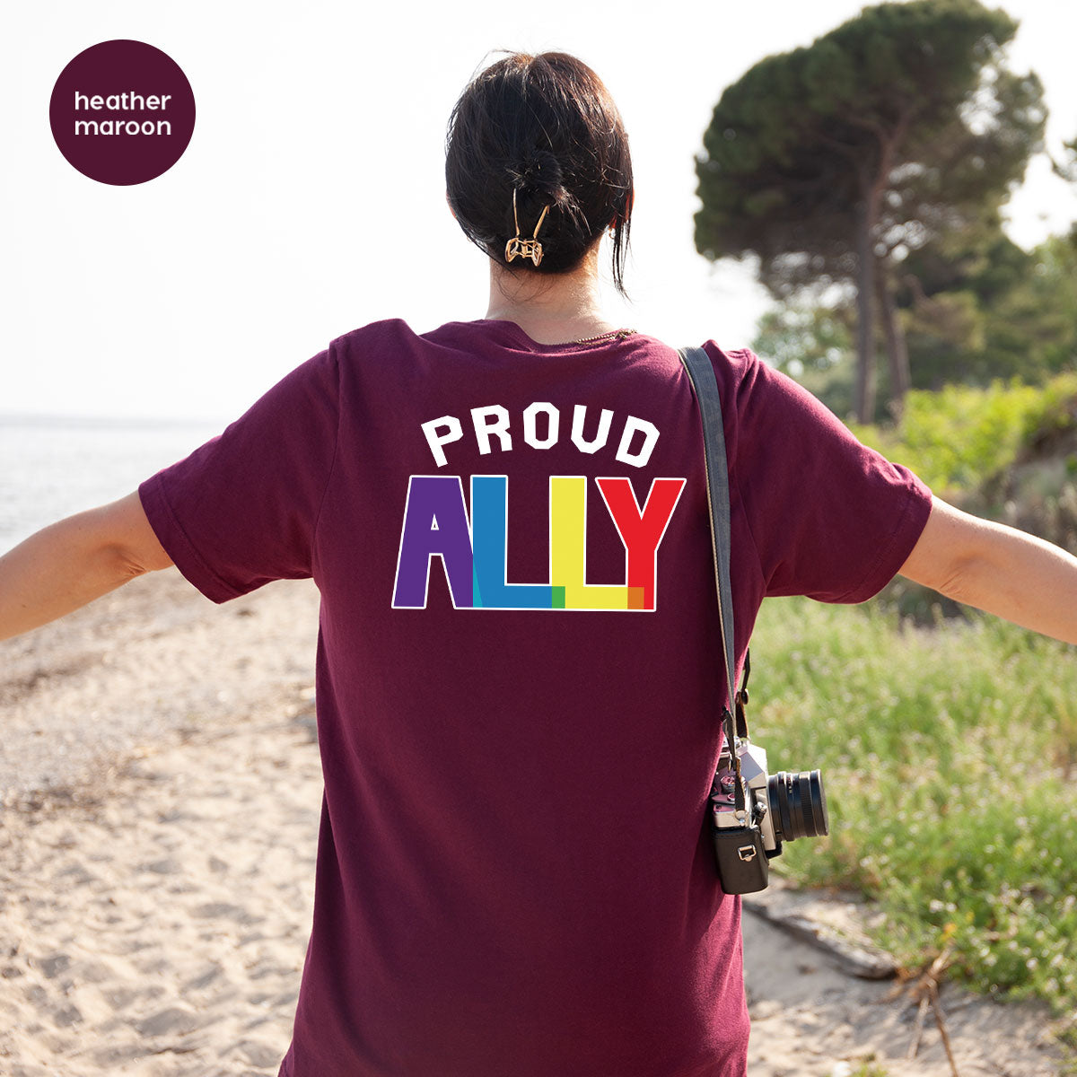 Proud Ally Shirt, LGBT T-Shirt, Tee product image 42