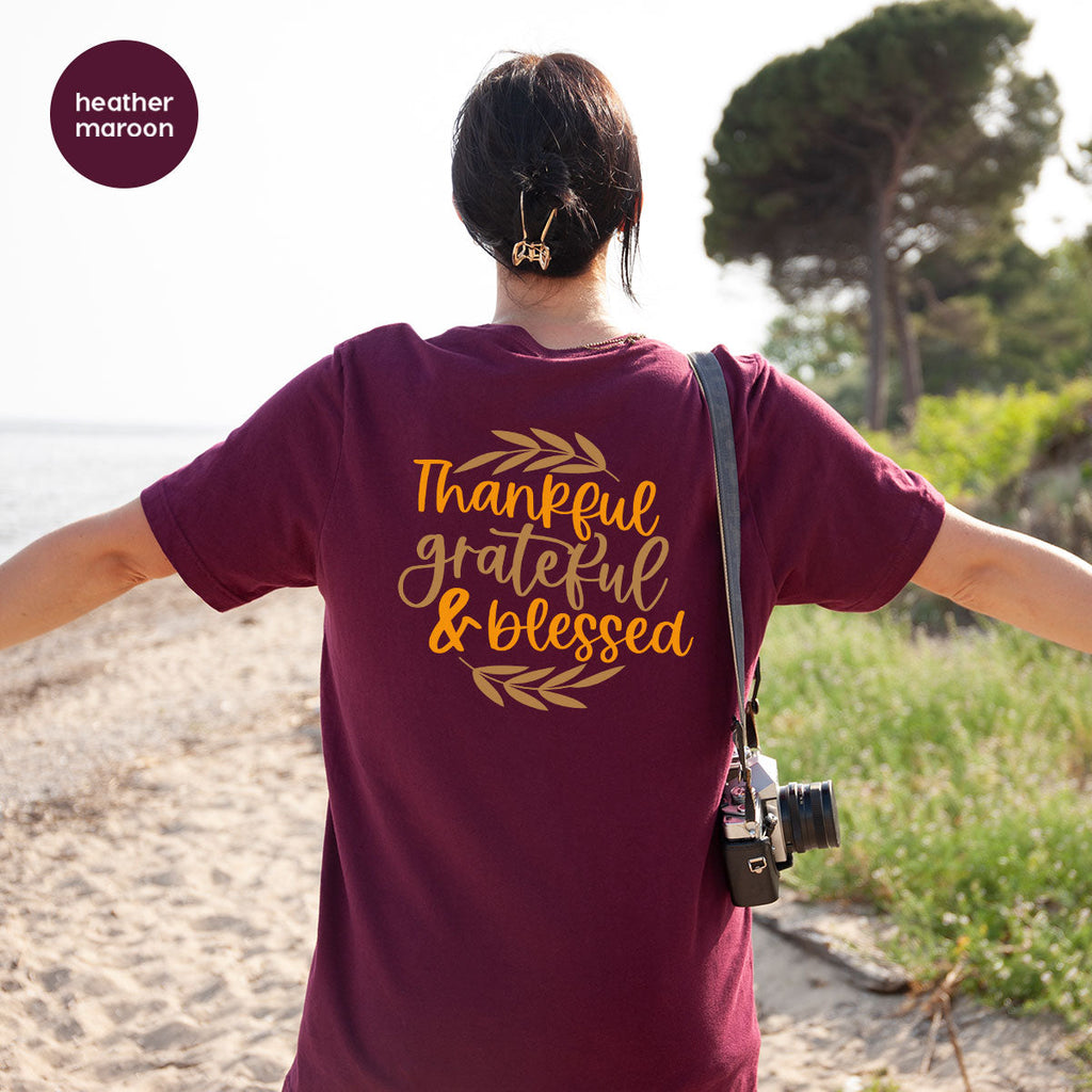 Fall Tshirt, Autumn Clothing, Gift for Her, Happy product image 15