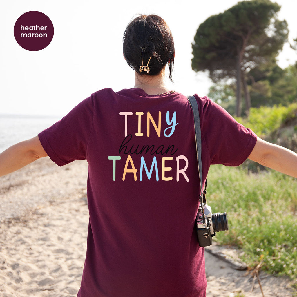 Teacher Shirt, Tiny Human Tamer, Kindergarten Preschool product image 116