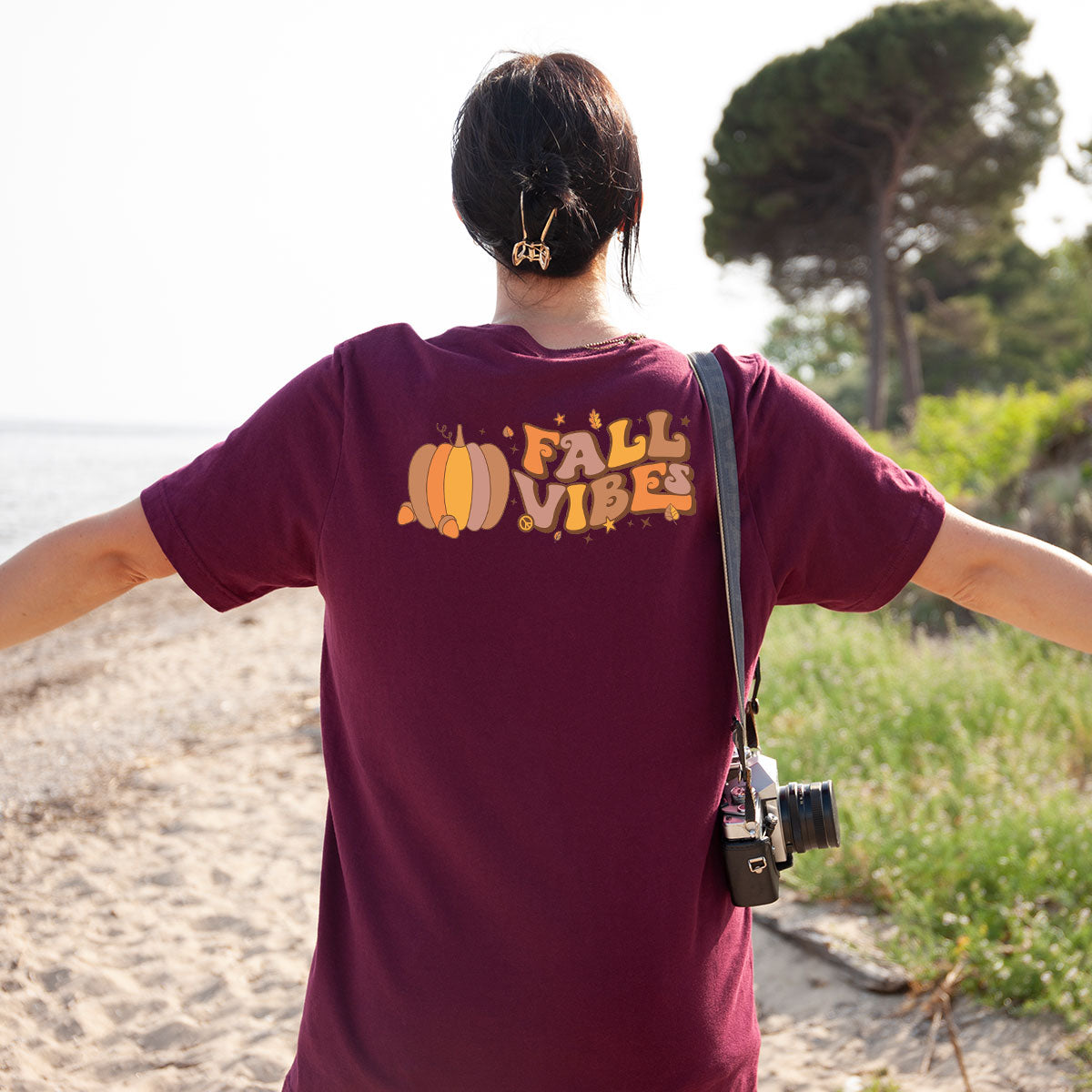 Fall Vibes Shirt, Thanksgiving 2022 T-Shirt, Tee product image 12