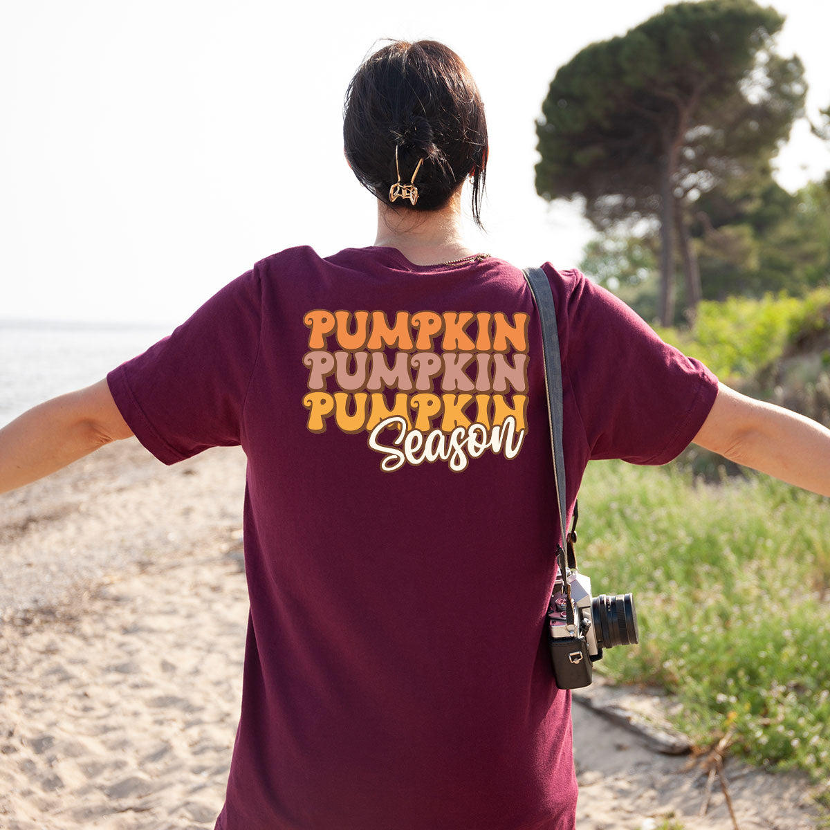 Fall Shirt, Pumpkin Season Thanksgiving 2022 T-Shirt, Cute product image 11