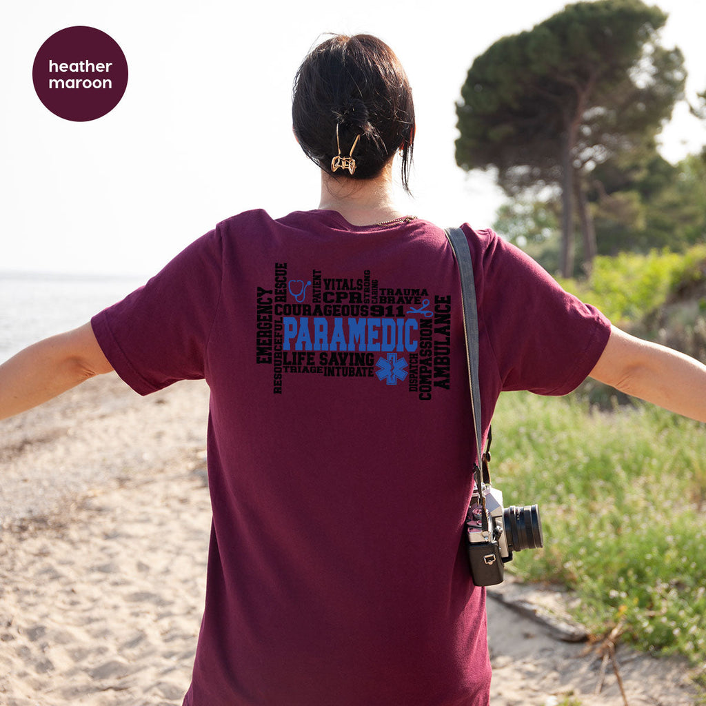 Paramedic T-Shirt, Ambulance Shirt, Life Saver Gift For product image 35