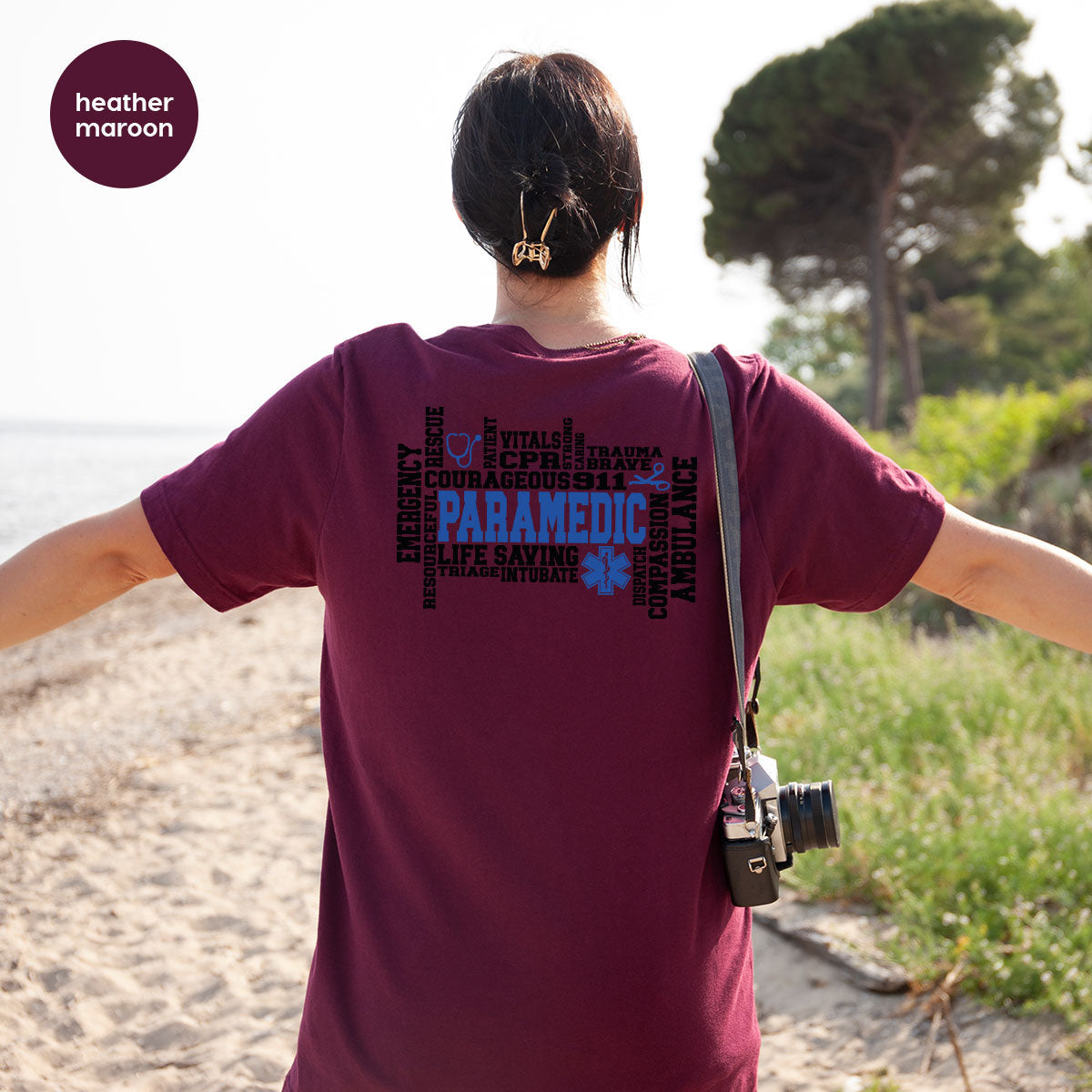 Paramedic T-Shirt, Ambulance Shirt, Life Saver Gift For product image 35