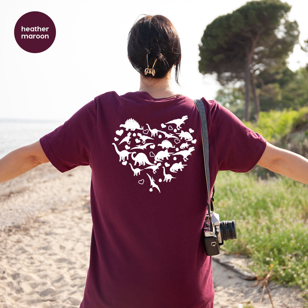 Dinosaur Shirt, Valentine T-Shirt, 2023 Gift product image 34