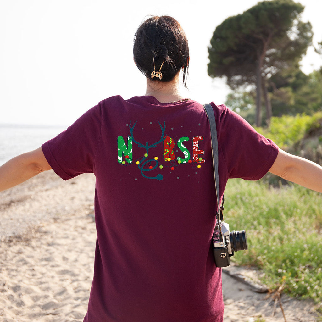 Christmas Nurse Shirt, Health Employee T-Shirt, Gift for product image 14