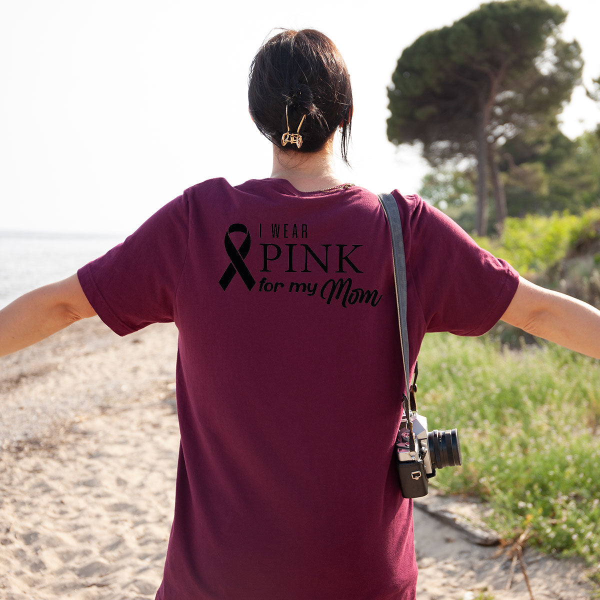 Long Sleeve Breast Cancer Survivor Shirt, Awereness Wear product image 14