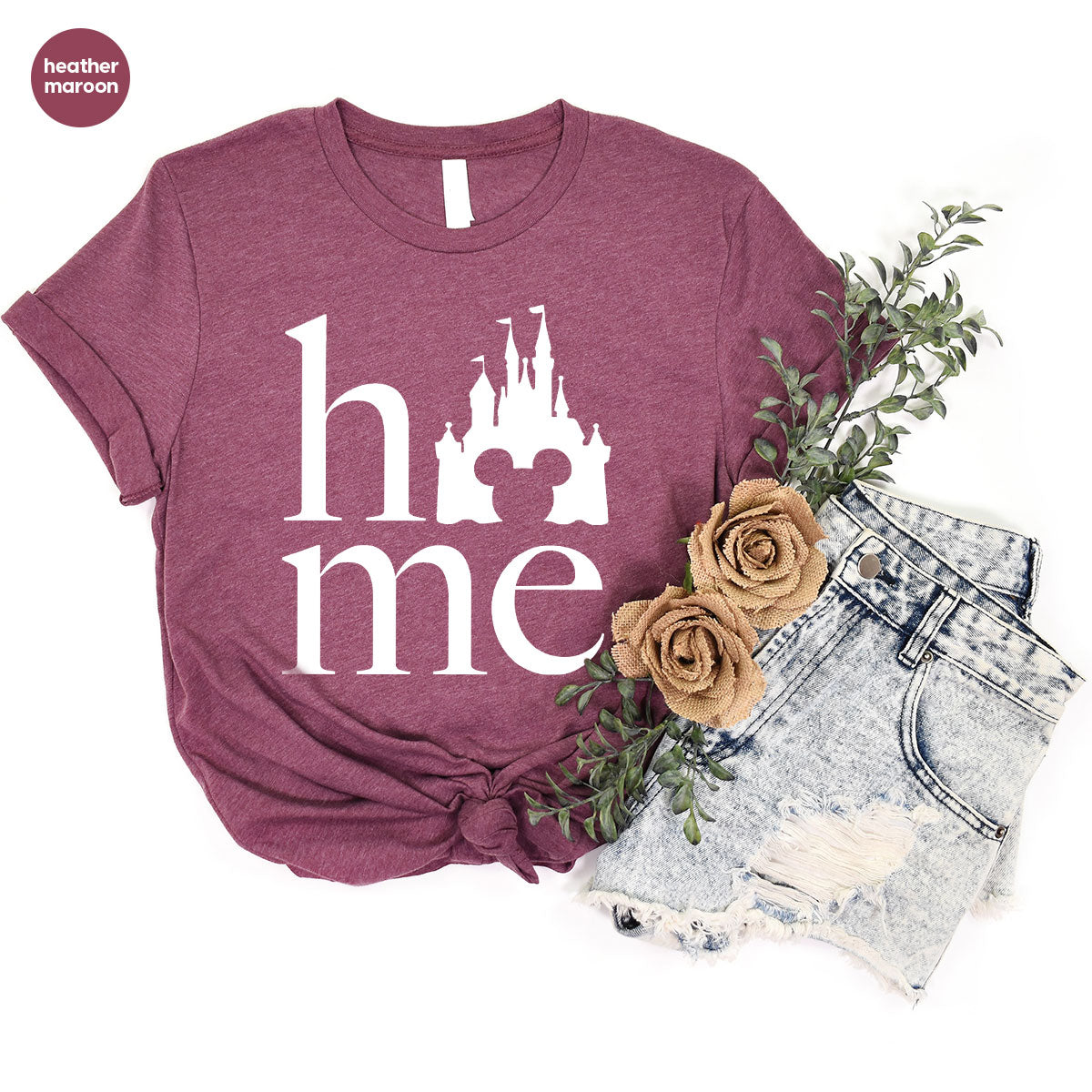Disney Shirt, Family Home Sweatshirt, World Castle Graphic product image 40