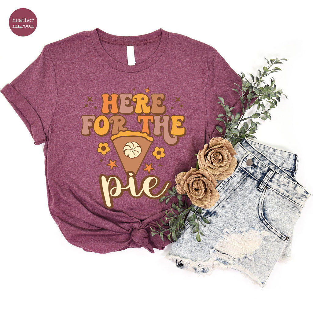 Here For The Pie Shirt, Funny Halloween Cute Hoodie and product image 25