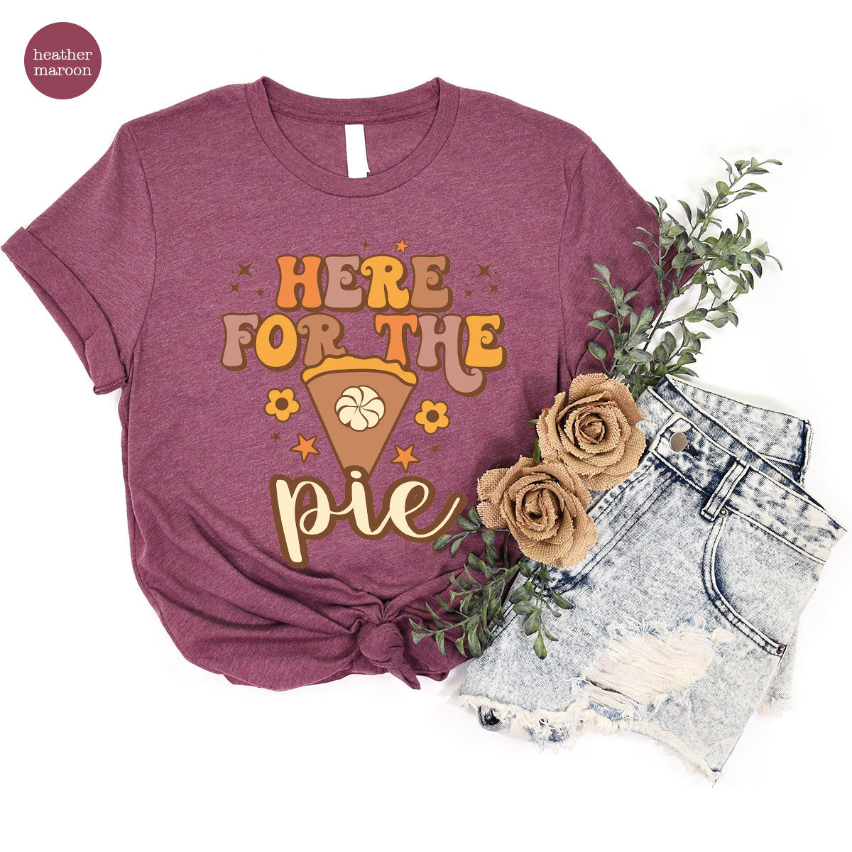 Here For The Pie Shirt, Funny Halloween Cute Hoodie and product image 25