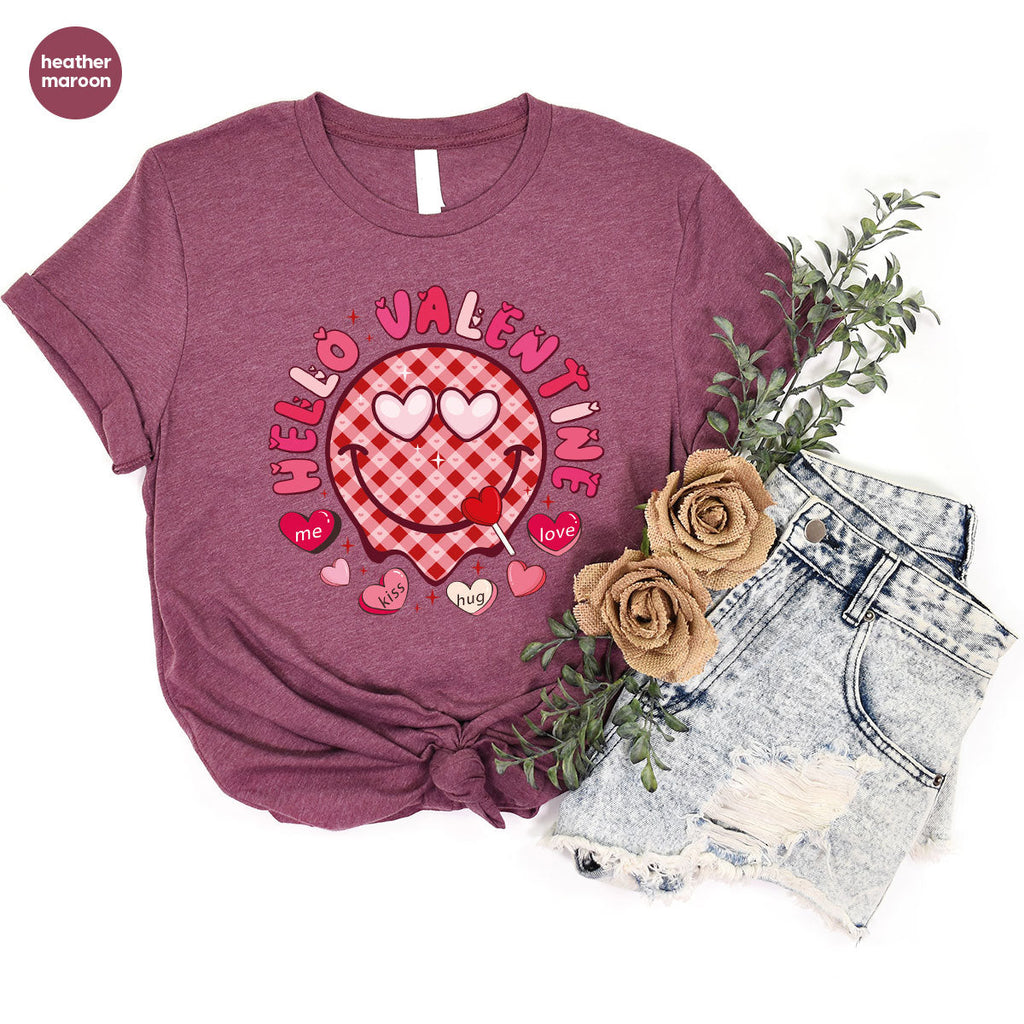 Hello Valentine Shirt, Valentine's Day Love Gift for My product image 25