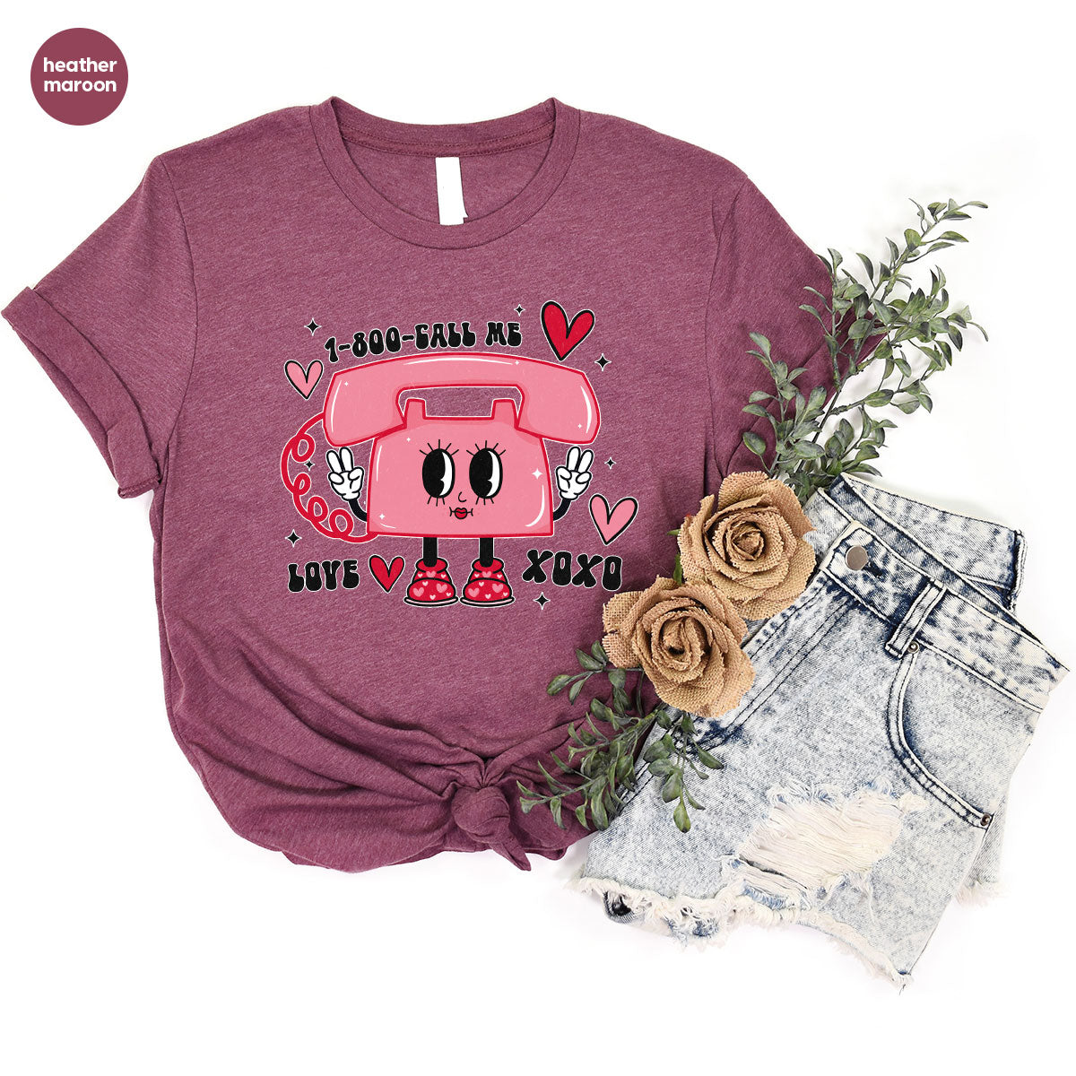 Call Me Lover Shirt, Funny Valentine's Day Cute Love T-Shirt product image 41