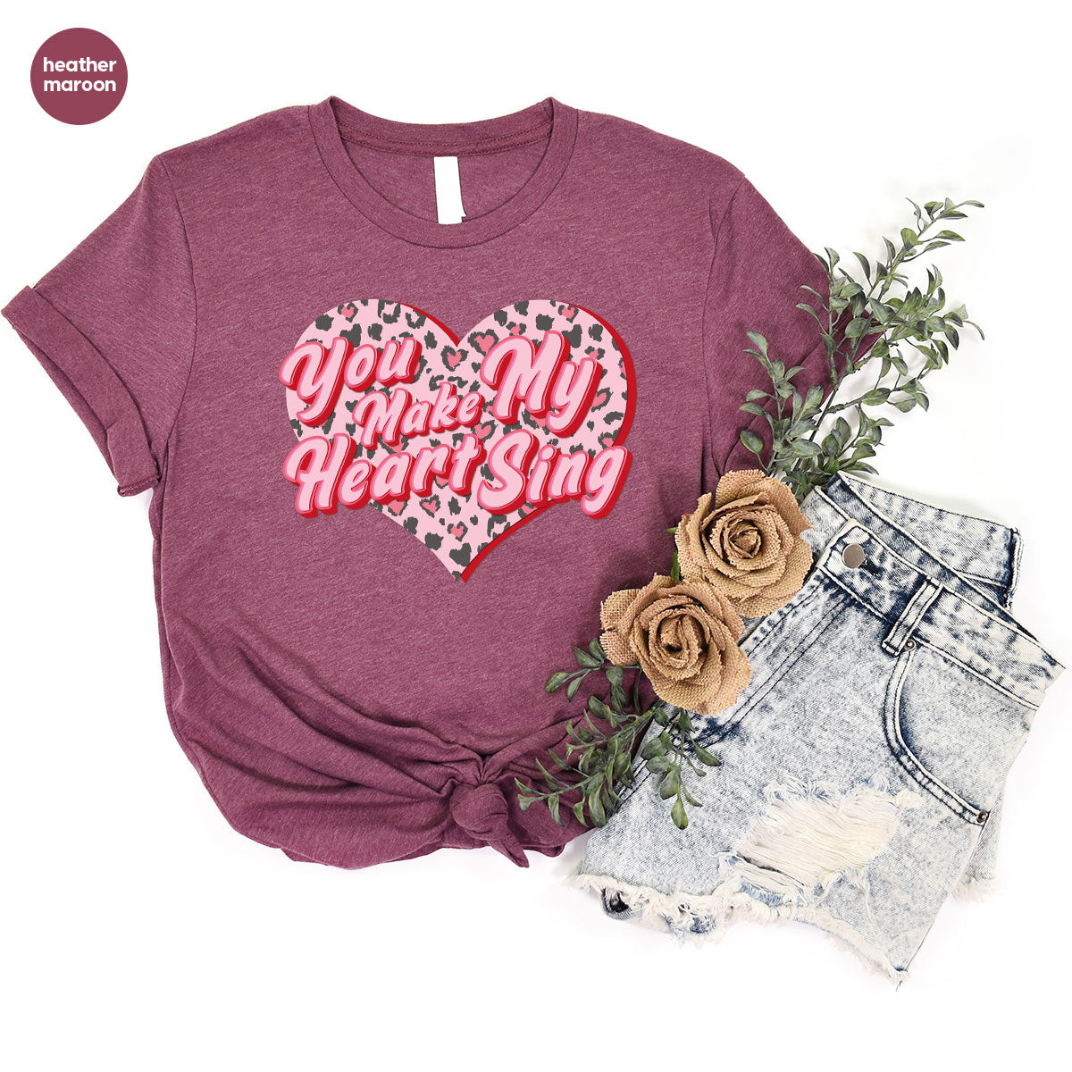You Make My Heart Sing Shirt, Valentine's Day Romantic Gift product image 41