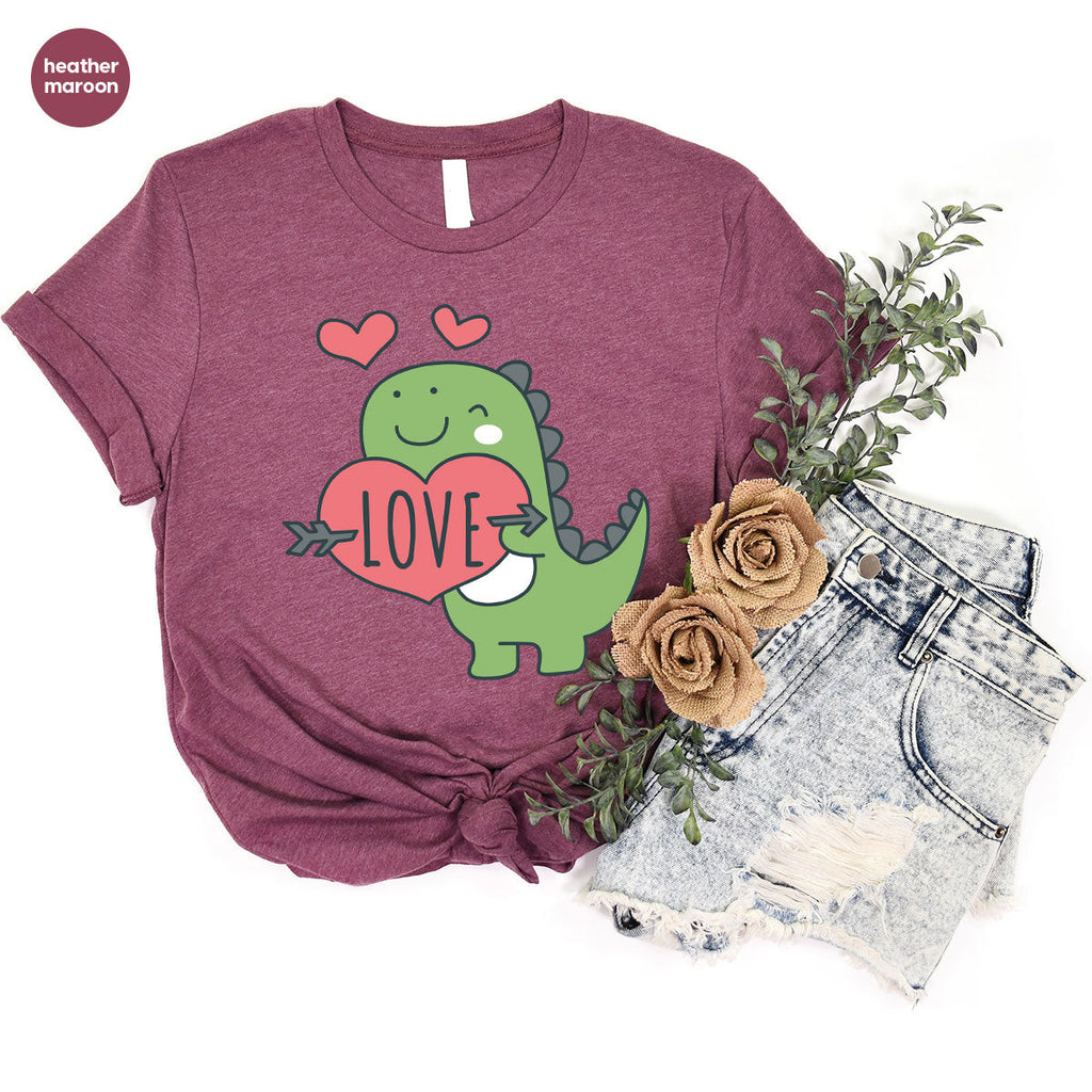 Love Shirt, Lovely Dinosaur Valentine's Day Special For product image 27