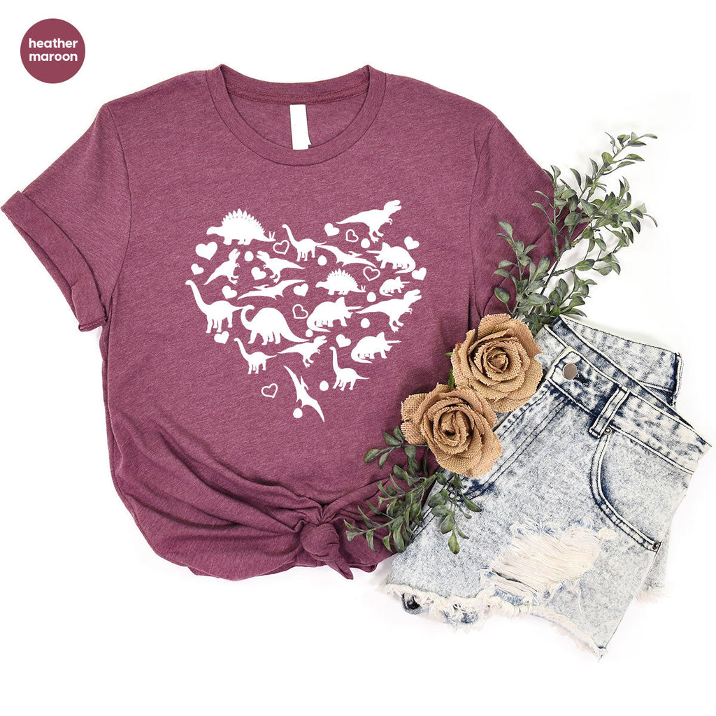 Dinosaur Shirt, Valentine T-Shirt, 2023 Gift product image 35