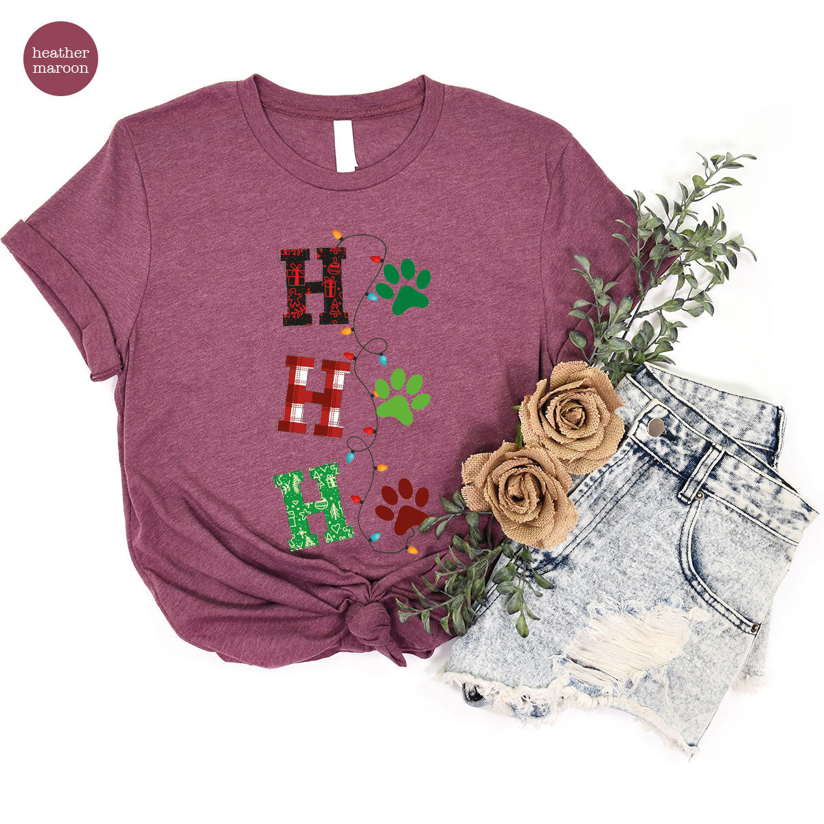 Christmas Cat Shirt, Santa Clause T-Shirt For Mom, Pet product image 25