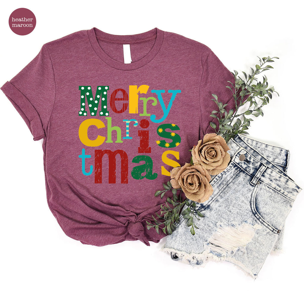 Merry Christmas Shirt, Family 2023 Tee, Xmas T-Shirt product image 15