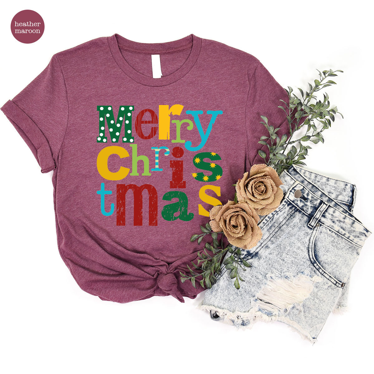 Merry Christmas Shirt, Family 2023 Tee, Xmas T-Shirt product image 15