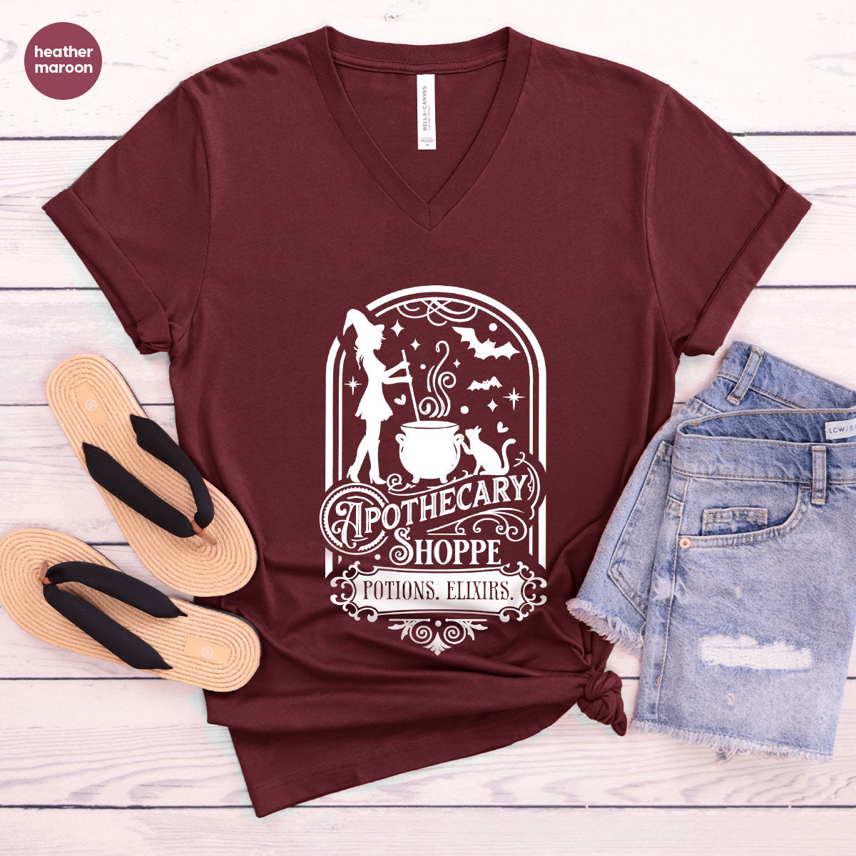 Funny Witch Shirt, Halloween Party Tshirt, Apothecary product image 98