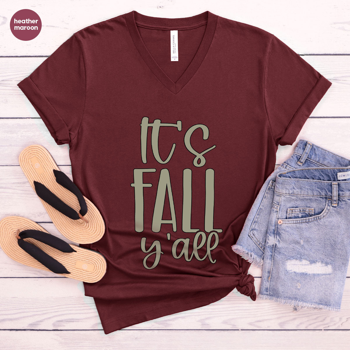 Fall Crewneck Sweatshirt, Its Yall T-Shirt, Gifts, for Her product image 98