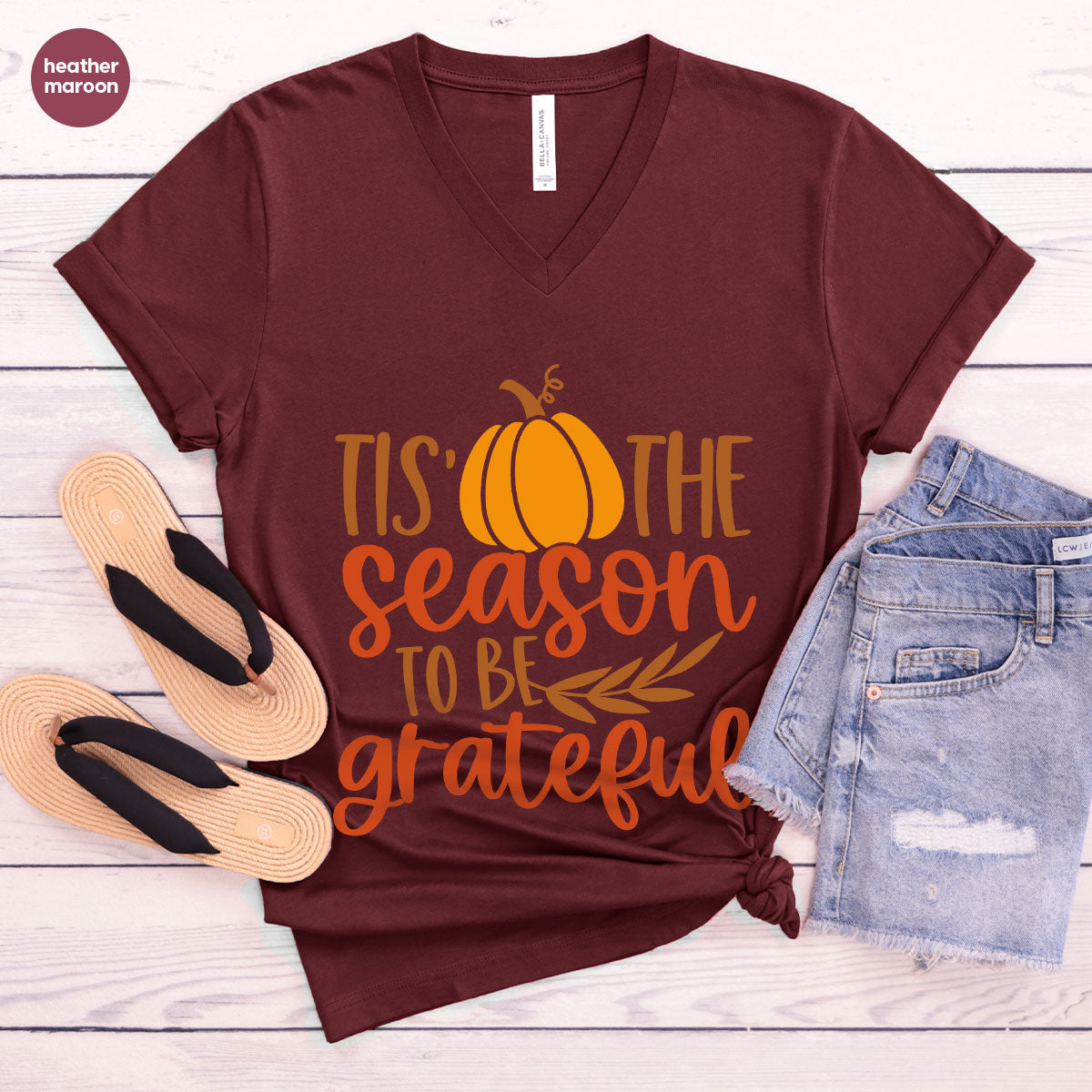 Fall T-Shirt, Autumn Crewneck Sweatshirt, Thanksgiving product image 98