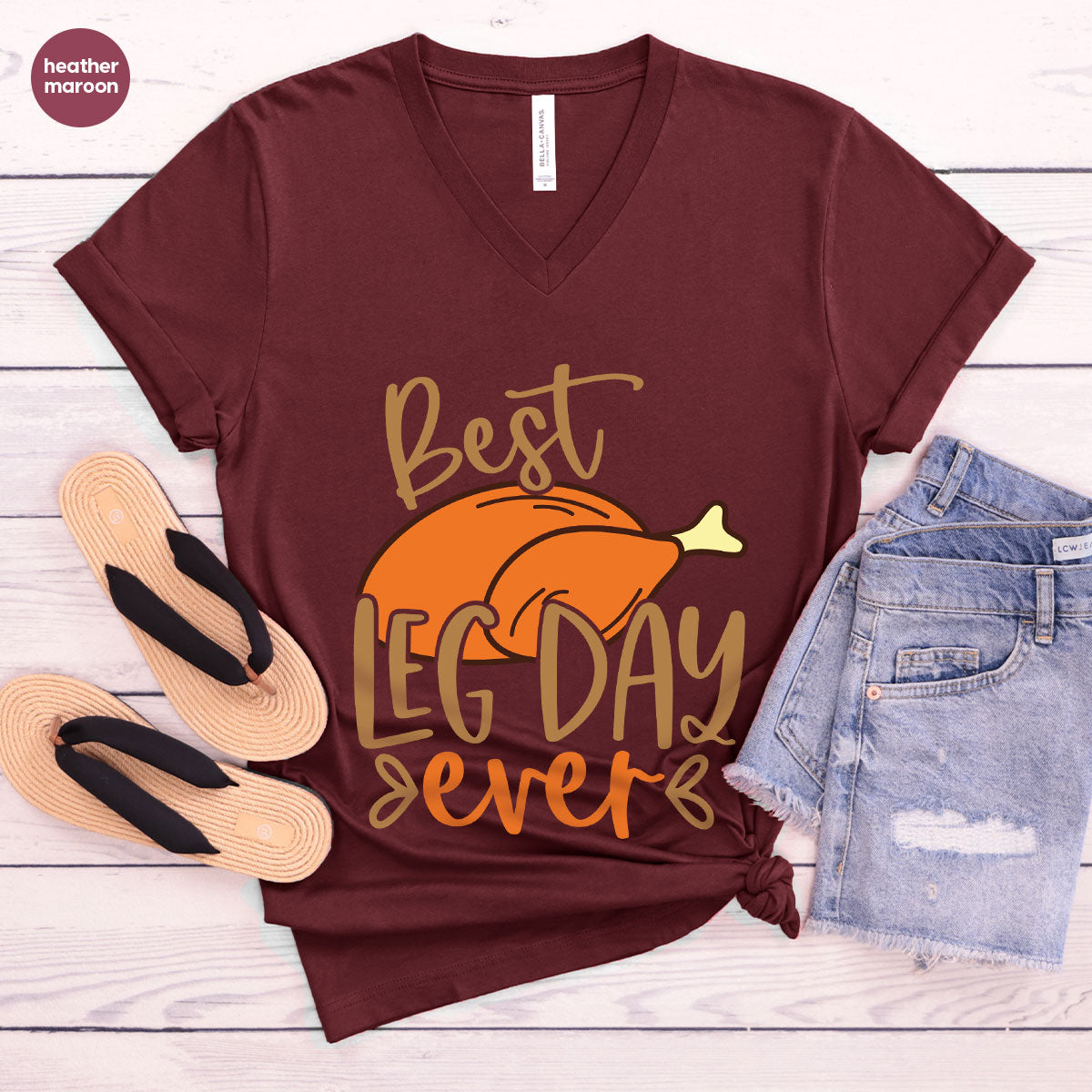 Funny Thanksgiving Shirts, Turkey Graphic Tees, Fall product image 35