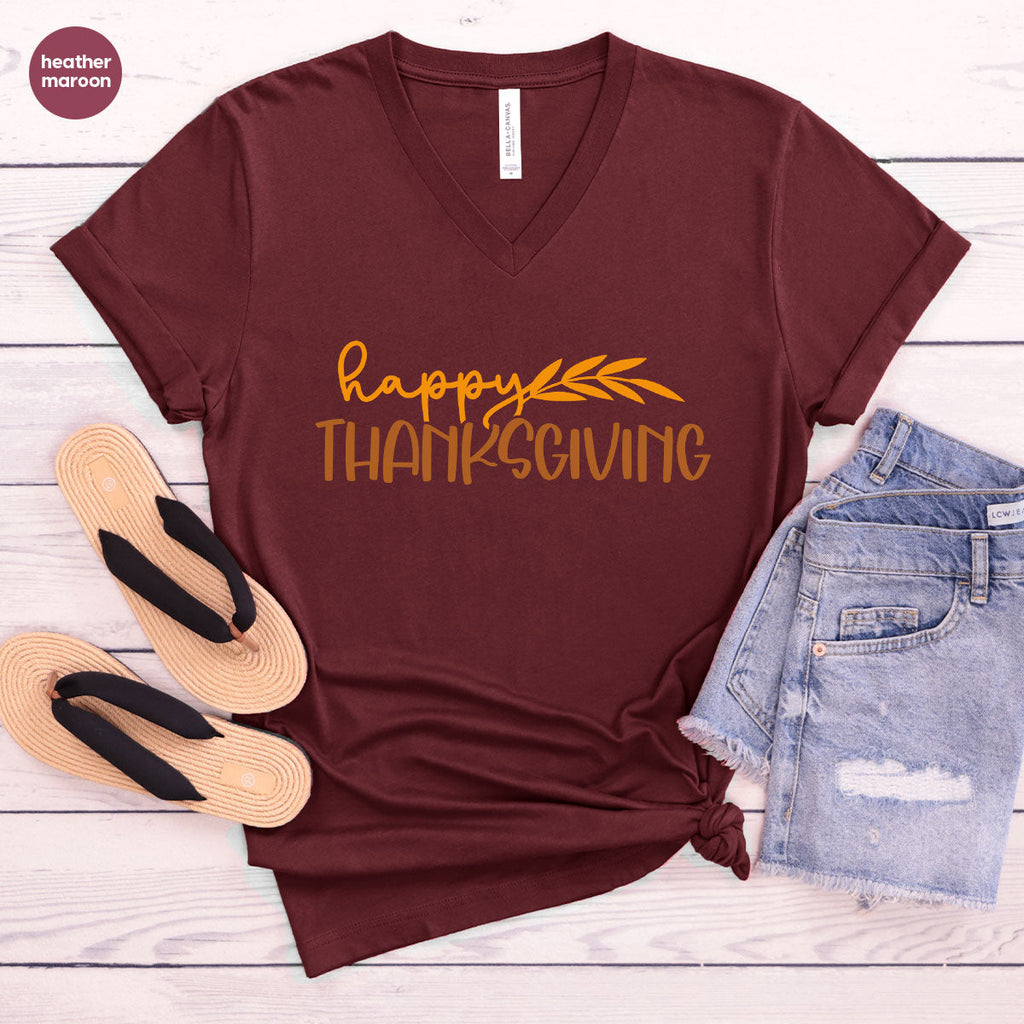 Happy Thanksgiving Shirt, Fall Crewneck Sweatshirt, Family product image 38