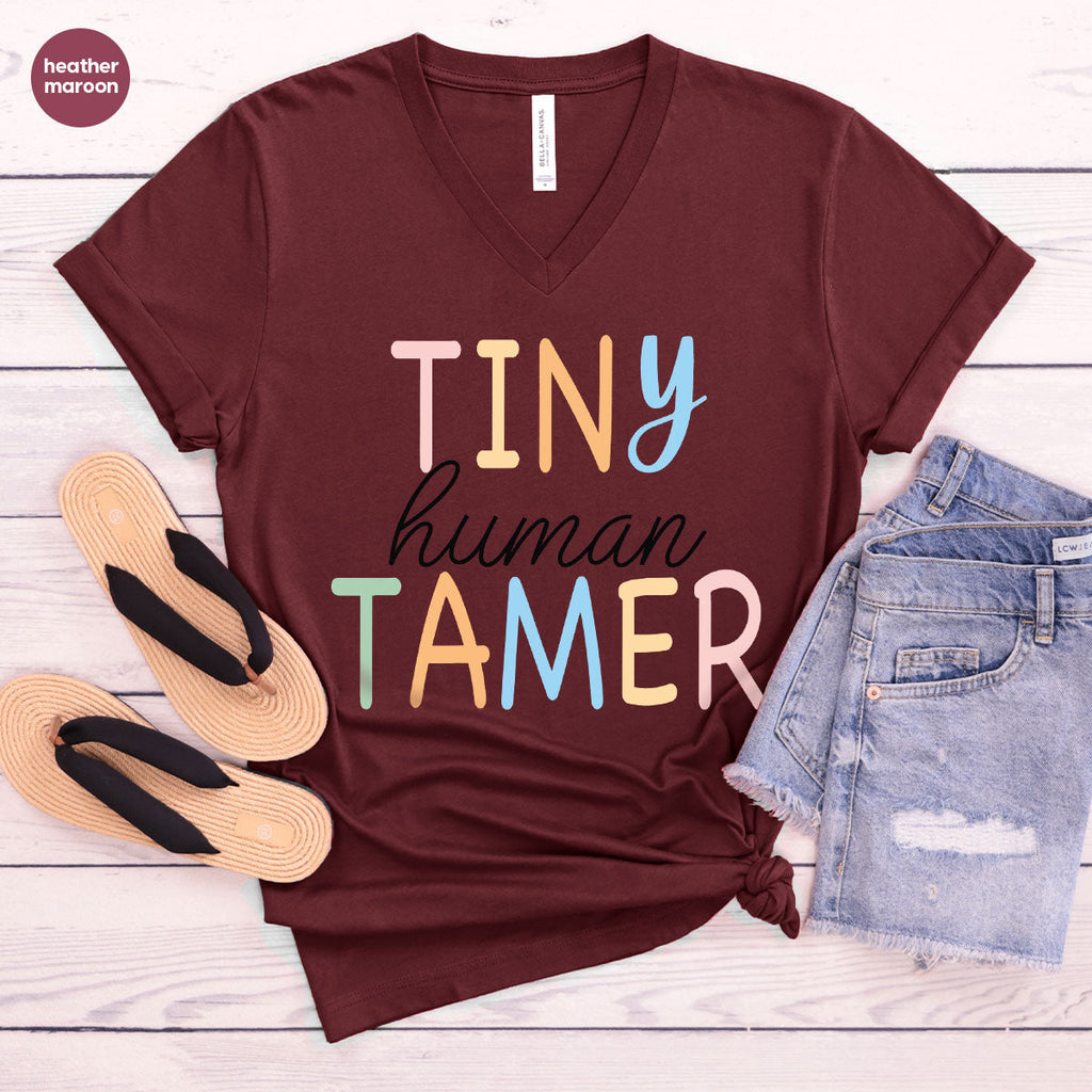 Teacher Shirt, Tiny Human Tamer, Kindergarten Preschool product image 119
