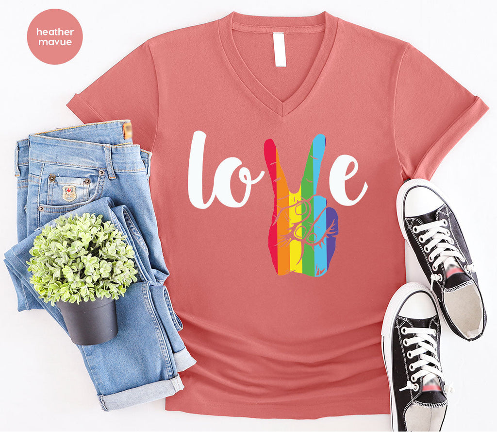 LGBT Love Shirt, Victory T-Shirt, Pride Tee, Glory product image 35