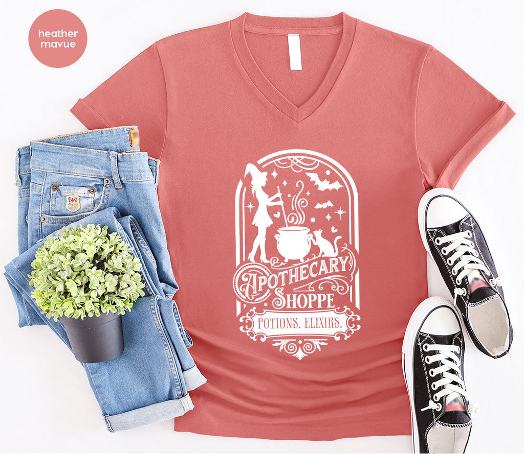 Funny Witch Shirt, Halloween Party Tshirt, Apothecary product image 100